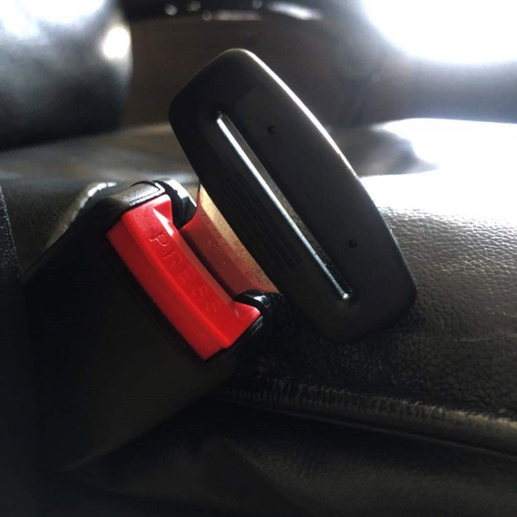 Car Seat Belt 2.1 Curved Lock Tongue Male Buckle Accessories(Black) - Seat Belts & Padding by PMC TechLife | Online Shopping South Africa | PMC TechLife | Buy Now Pay Later Mobicred
