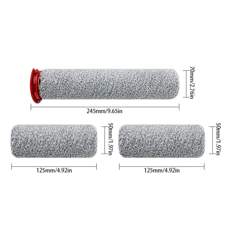 Roller Brush Set For Roborock A10 PLUS / A10 DYAD PRO / A10 COMBO / A10 ULTAR Replacement Spare Parts - For Roborock Accessories by PMC TechLife | Online Shopping South Africa | PMC TechLife | Buy Now Pay Later Mobicred