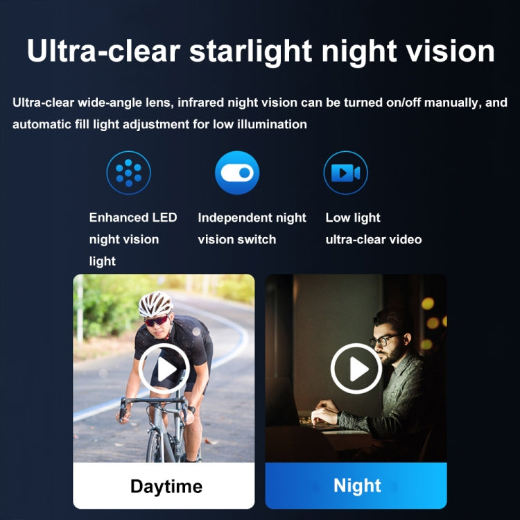 Mrobo D6 1080P Rotating Camera Night Vision Video Recorder With Back Clip, Size: 16 GB(Black) - Recording Pen by Mrobo | Online Shopping South Africa | PMC TechLife | Buy Now Pay Later Mobicred