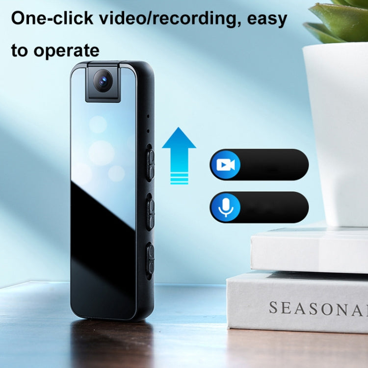 Mrobo D6 1080P Rotating Camera Night Vision Video Recorder With Back Clip, Size: 128GB(Black) - Recording Pen by Mrobo | Online Shopping South Africa | PMC TechLife | Buy Now Pay Later Mobicred