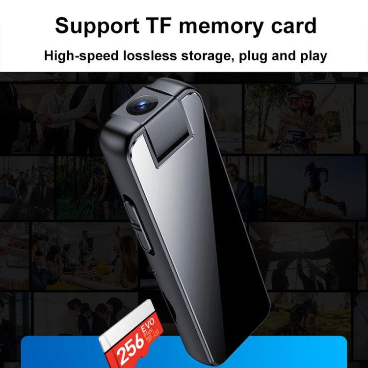 Mrobo D6 1080P Rotating Camera Night Vision Video Recorder With Back Clip, Size: 16 GB(Black) - Recording Pen by Mrobo | Online Shopping South Africa | PMC TechLife | Buy Now Pay Later Mobicred