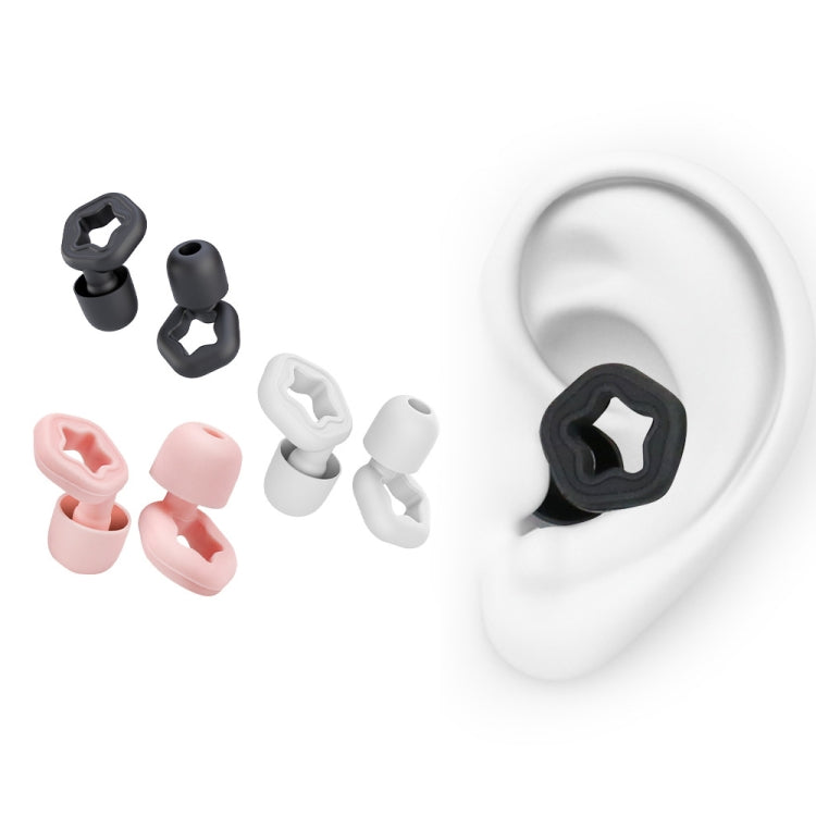3pairs /Set Sleep Anti-noise Soundproof Earplugs Noise Reducing Swimming Silicone Earplugs(Black) - free shipping - PMC TechLife - Order now!