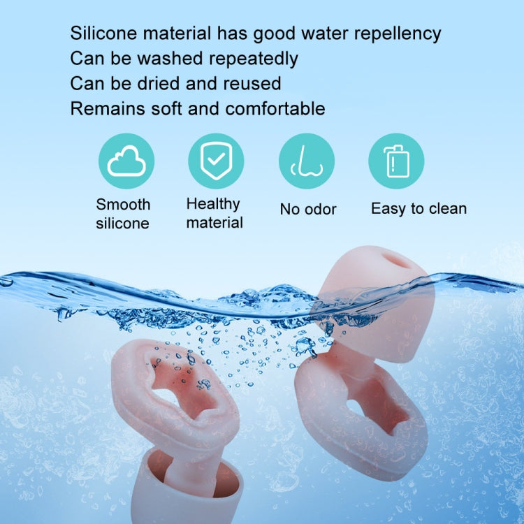 3pairs /Set Sleep Anti-noise Soundproof Earplugs Noise Reducing Swimming Silicone Earplugs(Black) - free shipping - PMC TechLife - Order now!