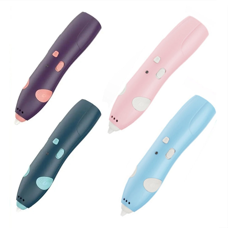 USB Charging Low-Temperature Wireless Graffiti Printing Pen Set Children DIY 3D Painting Pen(Purple) - 3D Printer by PMC TechLife | Online Shopping South Africa | PMC TechLife | Buy Now Pay Later Mobicred