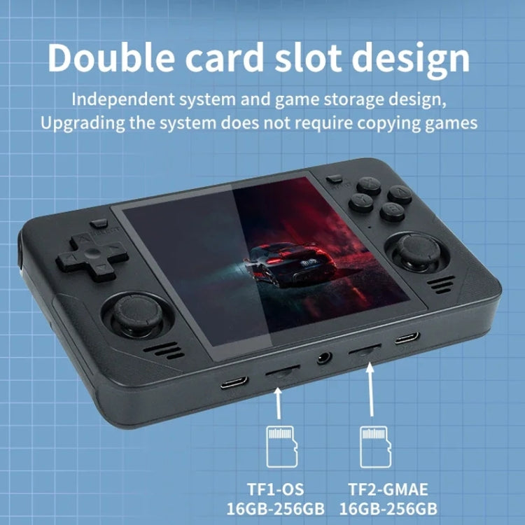 POWKIDDY RGB30  4 Inch IPS Screen Handheld Game Console Built In WIFI＋Bluetooth 16GB+128GB(Black) - free shipping - PMC Jewellery - Order now!