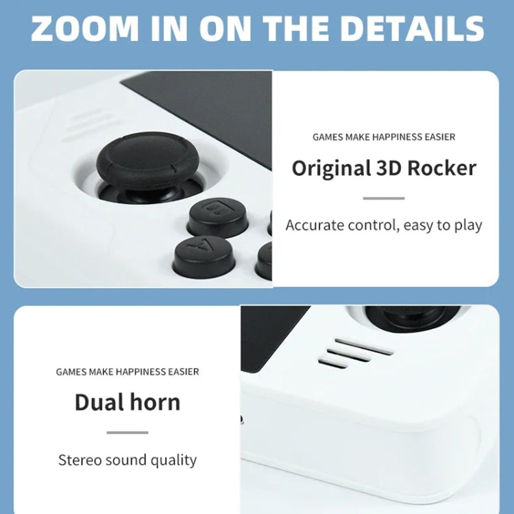 POWKIDDY RGB30  4 Inch IPS Screen Handheld Game Console Built In WIFI＋Bluetooth 16GB+128GB(Blue) - free shipping - PMC Jewellery - Order now!