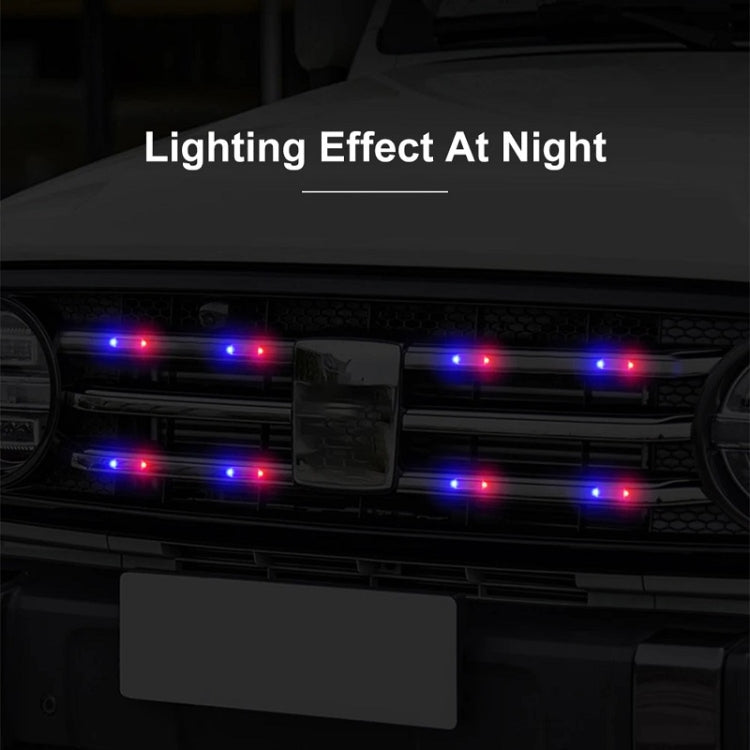 Solar Warning Light Anti-rear Collision LED Flashing Light(Symphony Vibration Sensor+Orange) - Warning Lights by PMC TechLife | Online Shopping South Africa | PMC TechLife | Buy Now Pay Later Mobicred