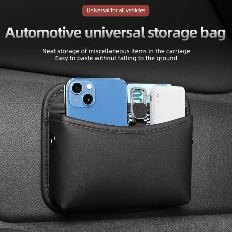 Adhesive Multifunctional Storage Bag for Car Center Console(Black) - Stowing Tidying by PMC TechLife | Online Shopping South Africa | PMC TechLife | Buy Now Pay Later Mobicred