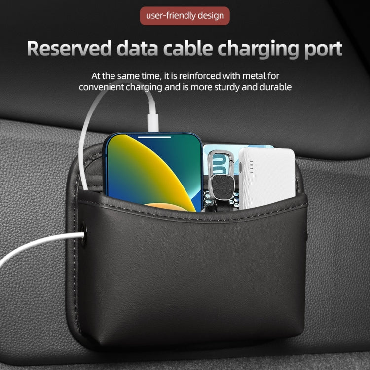 Adhesive Multifunctional Storage Bag for Car Center Console(Green) - Stowing Tidying by PMC TechLife | Online Shopping South Africa | PMC TechLife | Buy Now Pay Later Mobicred