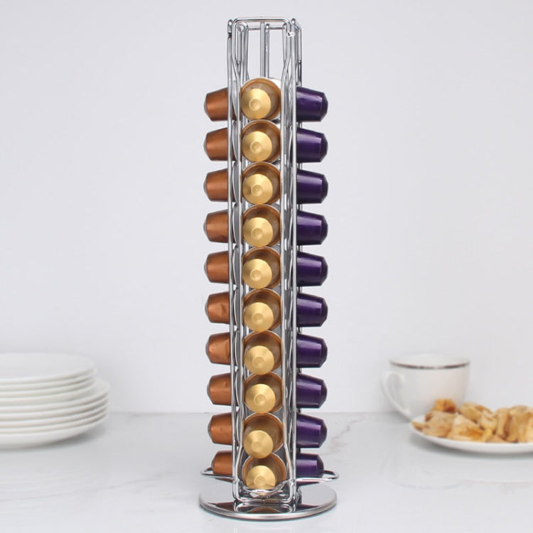 Home Capsule Coffee Rack Electroplated Iron Capsule Storage Stand(360 Degree Rotation) - free shipping - PMC TechLife - Order now!