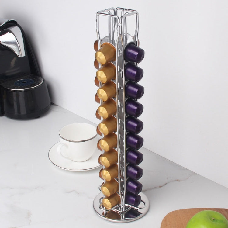 Home Capsule Coffee Rack Electroplated Iron Capsule Storage Stand(360 Degree Rotation) - free shipping - PMC TechLife - Order now!