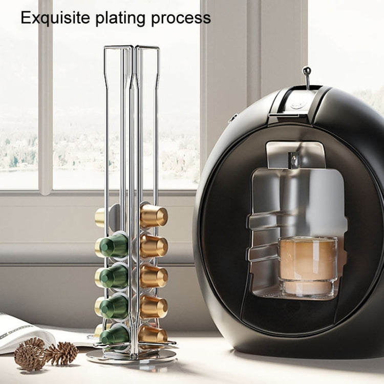Home Capsule Coffee Rack Electroplated Iron Capsule Storage Stand(360 Degree Rotation) - free shipping - PMC TechLife - Order now!