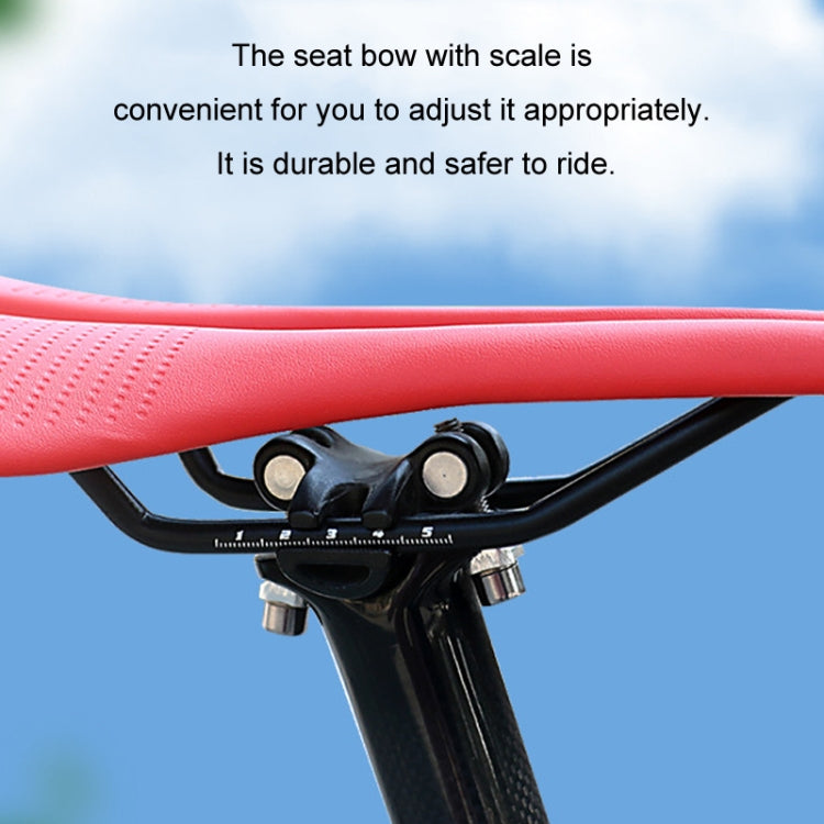 TOSEEK Mountain Bike Saddle Road Bicycle Seat Accessories, Color: Black Red - free shipping - PMC TechLife - Order now!