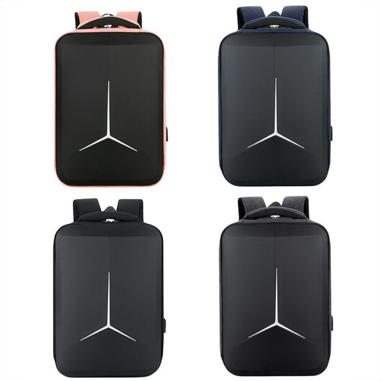 17 inch Multifunctional Waterproof Business Sports Laptop Backpack with USB Port(Pink) - Backpack by PMC Jewellery | Online Shopping South Africa | PMC Jewellery | Buy Now Pay Later Mobicred