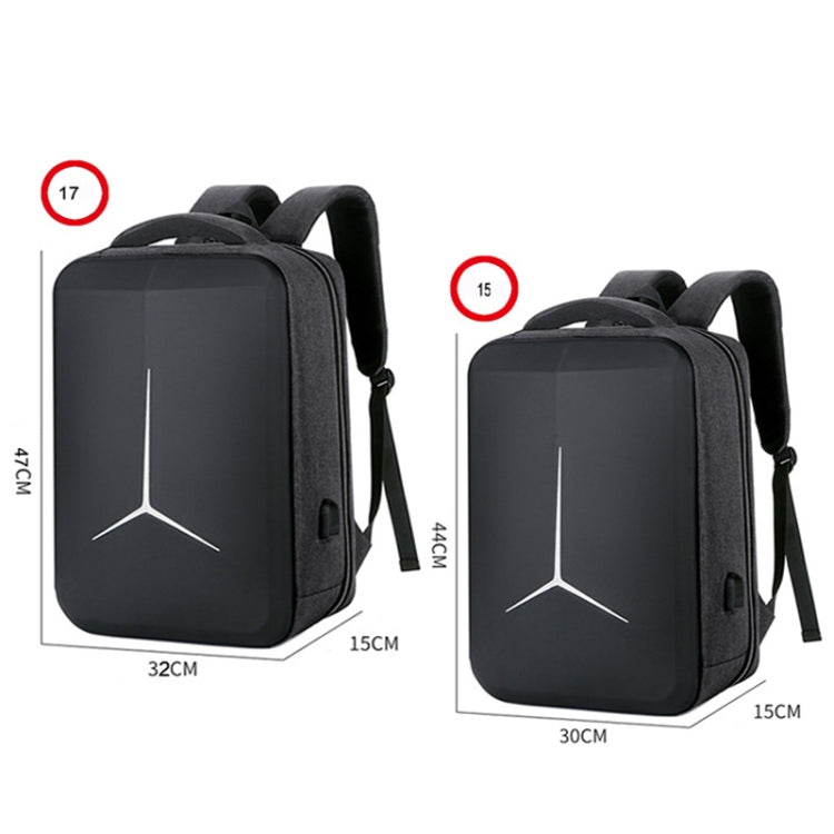15 inch Multifunctional Waterproof Business Sports Laptop Backpack with USB Port(Navy Blue) - Backpack by PMC Jewellery | Online Shopping South Africa | PMC Jewellery | Buy Now Pay Later Mobicred