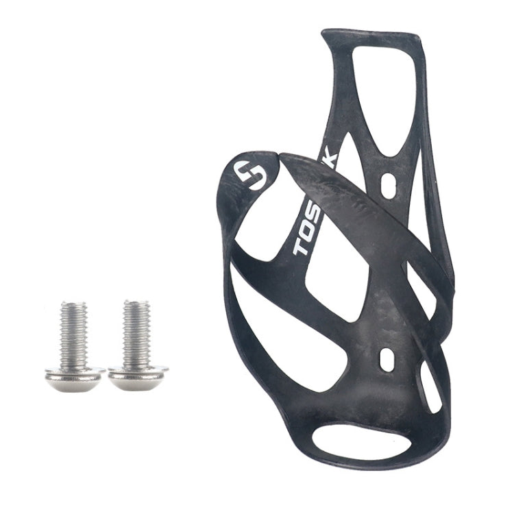 TOSEEK Outdoor Cycling Carbon Fiber Open Water Bottle Cage, Color: Black Matt - Holders by TOSEEK | Online Shopping South Africa | PMC TechLife | Buy Now Pay Later Mobicred