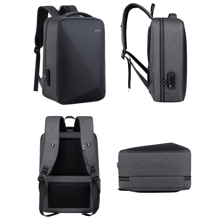 16 inch Large Capacity Password Lock Anti-Theft Laptop Backpack With USB Port(Navy Blue) - Backpack by PMC Jewellery | Online Shopping South Africa | PMC Jewellery | Buy Now Pay Later Mobicred