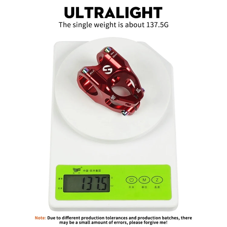 TOSEEK 35mm Aluminum Alloy Stem Bicycle Modification Accessories, Color: Red - Bicycle Grips by TOSEEK | Online Shopping South Africa | PMC TechLife | Buy Now Pay Later Mobicred