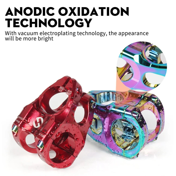 TOSEEK 35mm Aluminum Alloy Stem Bicycle Modification Accessories, Color: Colorful - free shipping - PMC TechLife - Order now!