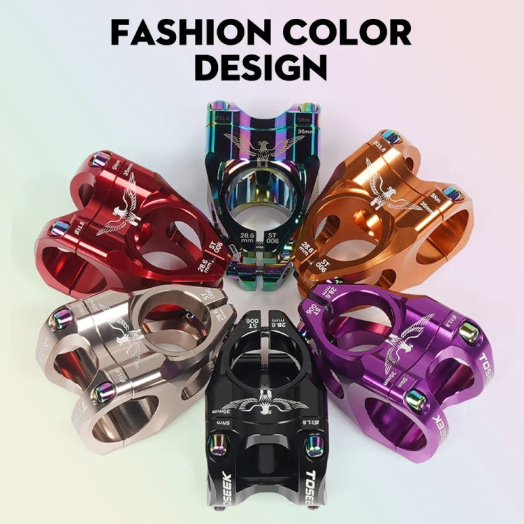 TOSEEK 35mm Aluminum Alloy Stem Bicycle Modification Accessories, Color: Titanium - free shipping - PMC TechLife - Order now!