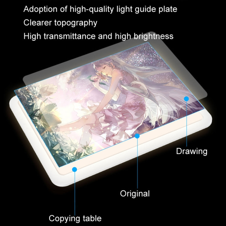 A4-D50 Rechargeable Copy Desk Copying Board Practice Painting LED Writing Desk - free shipping - PMC TechLife - Order now!