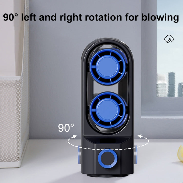 Intelligent Digital Display 100-Speed Stepless Speed Desktop Shaking Head Tower Fan(Dark Gray) - Electric Fans by PMC TechLife | Online Shopping South Africa | PMC TechLife | Buy Now Pay Later Mobicred
