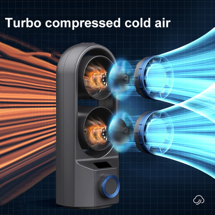 Intelligent Digital Display 100-Speed Stepless Speed Desktop Shaking Head Tower Fan(Dark Gray) - Electric Fans by PMC TechLife | Online Shopping South Africa | PMC TechLife | Buy Now Pay Later Mobicred