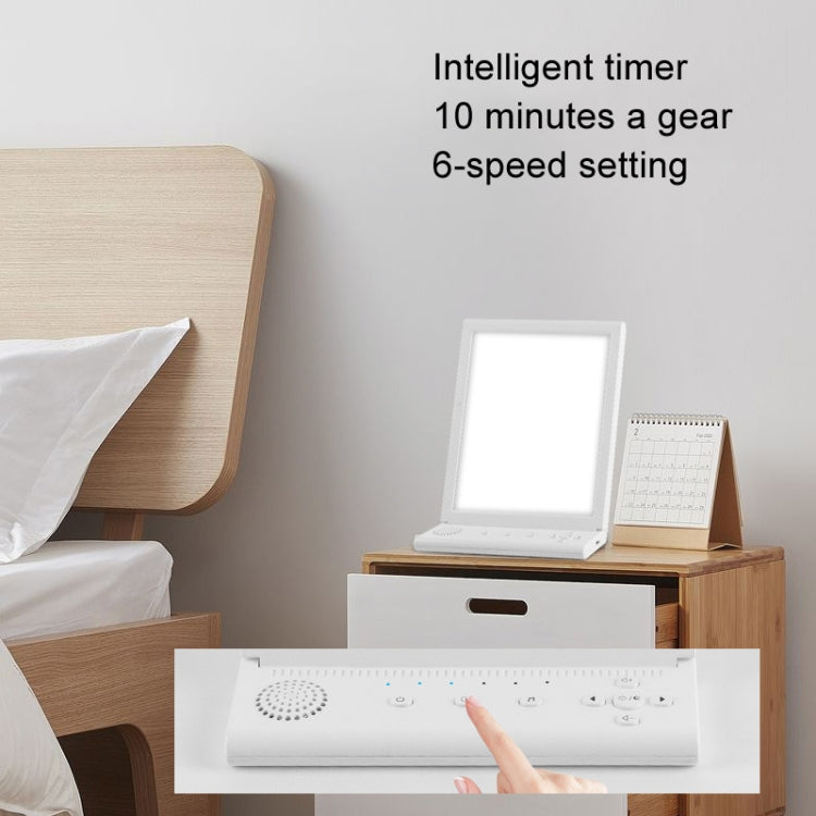 SAD White Noise Phototherapy Lamp Smart Emotional Night Light Music Decompression Therapy Light With Type-C Line+UK Plug - free shipping - PMC TechLife - Order now!