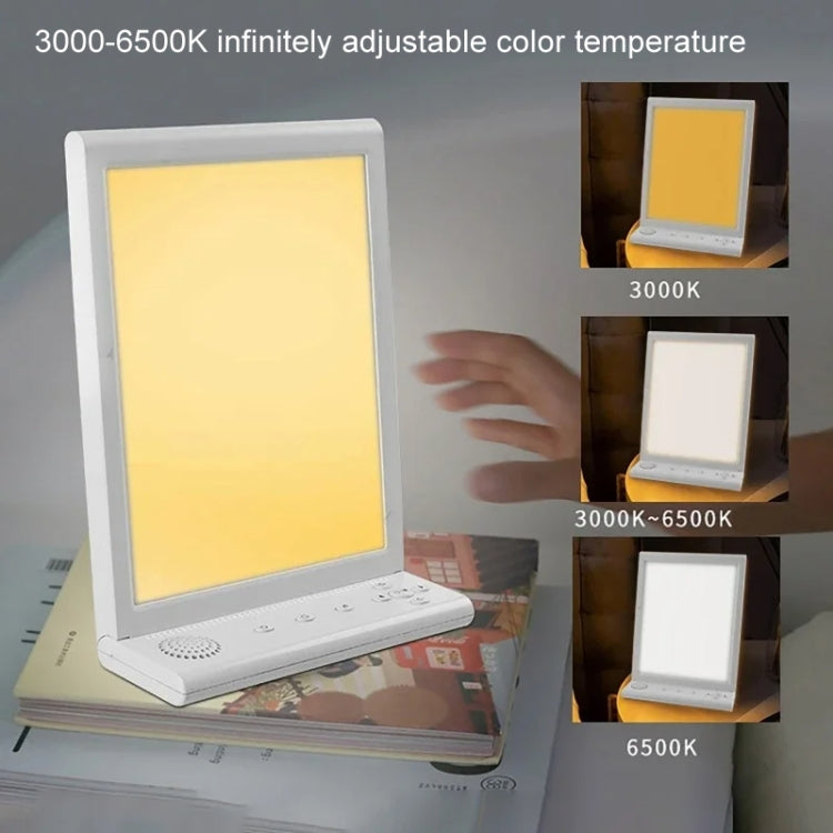 SAD White Noise Phototherapy Lamp Smart Emotional Night Light Music Decompression Therapy Light With Type-C Line+EU Plug - free shipping - PMC TechLife - Order now!