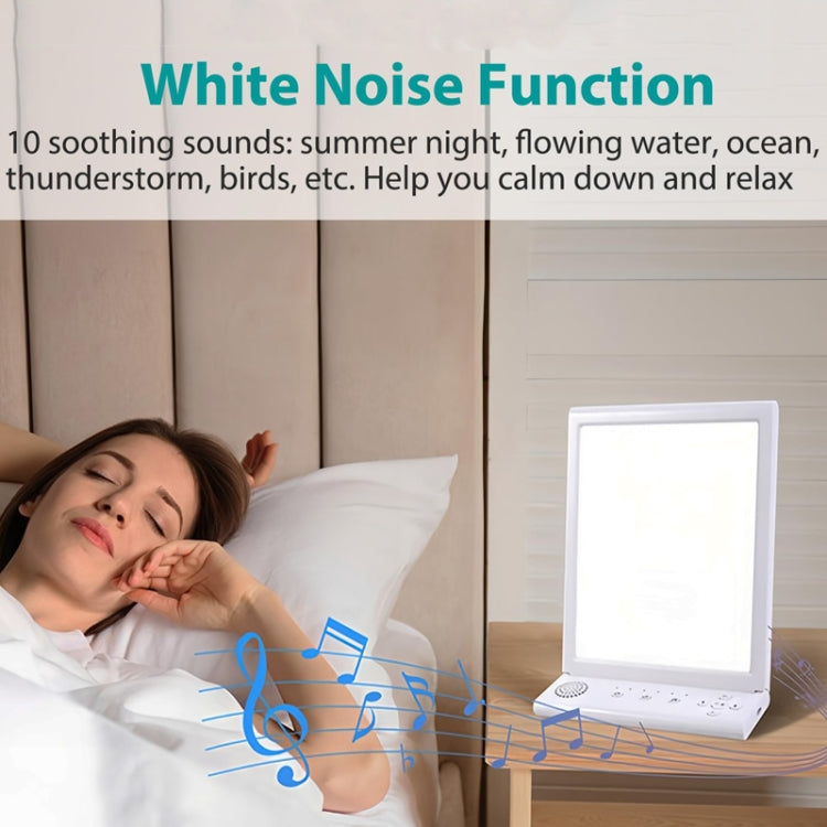 SAD White Noise Phototherapy Lamp Smart Emotional Night Light Music Decompression Therapy Light With Type-C Line+AU Plug - free shipping - PMC TechLife - Order now!