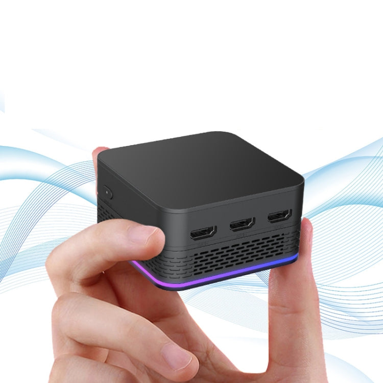 T9 Plus N100 DDR5 8G+0G UK Plug 12th Alder Lake Dual Gigabit LAN+3 HDMI 4K HD Pocket Mini PC - Windows Mini PCs by PMC TechLife | Online Shopping South Africa | PMC TechLife | Buy Now Pay Later Mobicred