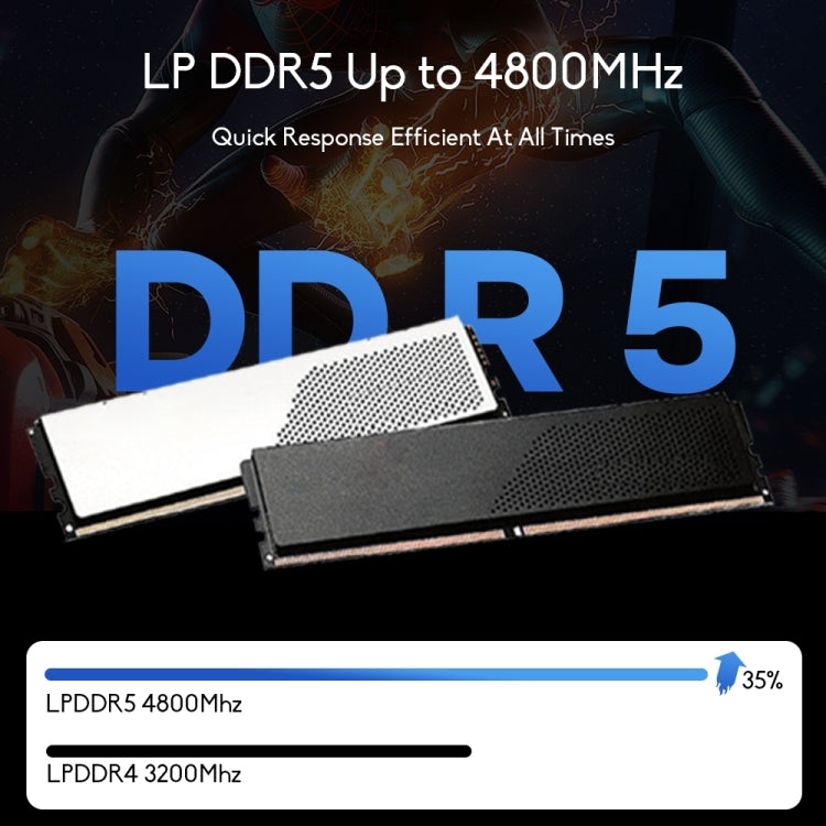 T9 Plus N100 DDR5 16G+512G UK Plug 12th Alder Lake Dual Gigabit LAN+3 HDMI 4K HD Pocket Mini PC - Windows Mini PCs by PMc TechLife | Online Shopping South Africa | PMc TechLife | Buy Now Pay Later Mobicred