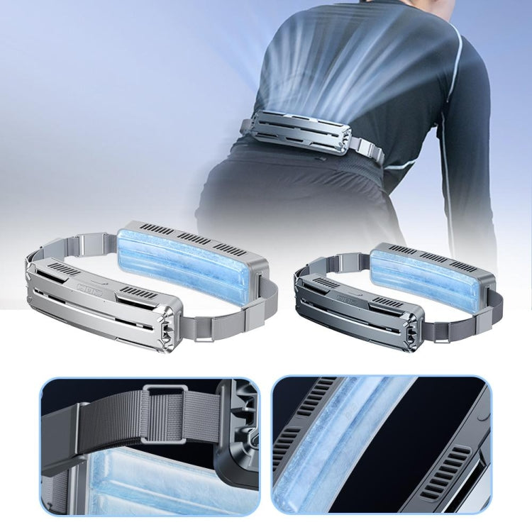 Ice Belt Outdoor Sports Cooling Fan Portable Mini Waist Fan(Dark Sky) - Electric Fans by PMC TechLife | Online Shopping South Africa | PMC TechLife | Buy Now Pay Later Mobicred