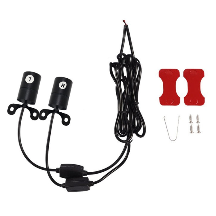 1pair Motorcycle Angel Wings Welcome Light LED Chassis Modified Wings Projector Light(White) - Decorative Lights by PMC TechLife | Online Shopping South Africa | PMC TechLife | Buy Now Pay Later Mobicred