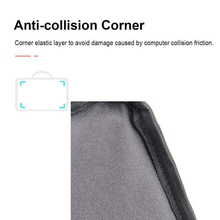 13-14 Inch Portable Laptop Sleeve Bag Travel Carry Case Cover(Blue) - 13.3 inch by PMC TechLife | Online Shopping South Africa | PMC TechLife | Buy Now Pay Later Mobicred
