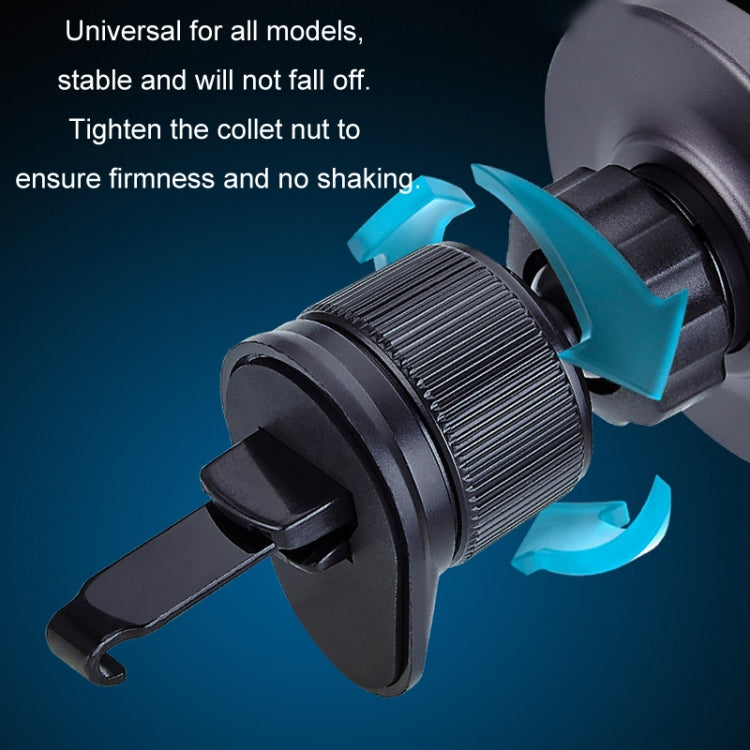 Magsafe 15W Magnetic Colorful Light Wireless Charging Mobile Phone Holder, Color: A9 Adhesive Dark Gray - Wireless Charger Holders by PMC TechLife | Online Shopping South Africa | PMC TechLife | Buy Now Pay Later Mobicred