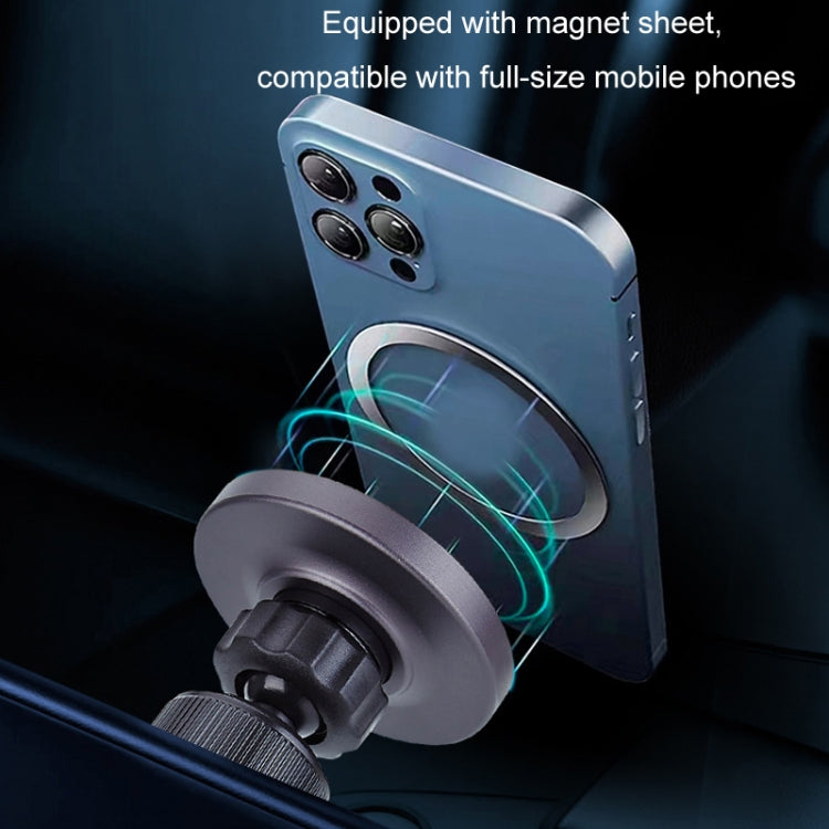 Magsafe 15W Magnetic Colorful Light Wireless Charging Mobile Phone Holder, Color: A9 Adhesive Dark Gray - Wireless Charger Holders by PMC TechLife | Online Shopping South Africa | PMC TechLife | Buy Now Pay Later Mobicred