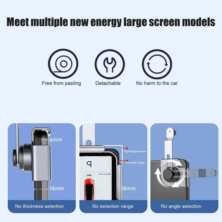 Car Screen Phone Holder Base For Tesla Model 3 And Other Models, Model: Base + Magnetic Stand - free shipping - PMC TechLife - Order now!