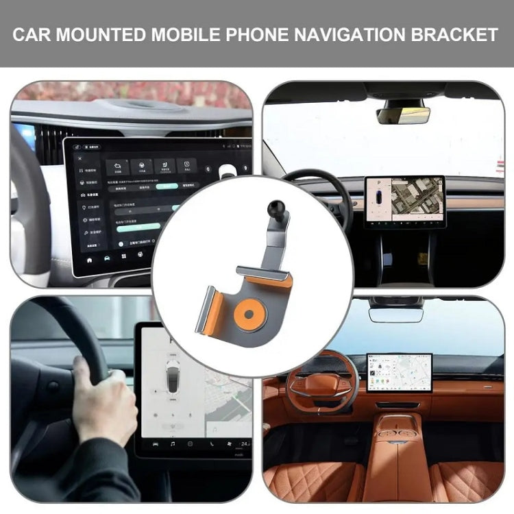 Car Screen Phone Holder Base For Tesla Model 3 And Other Models, Model: Base + Magnetic Stand - free shipping - PMC TechLife - Order now!