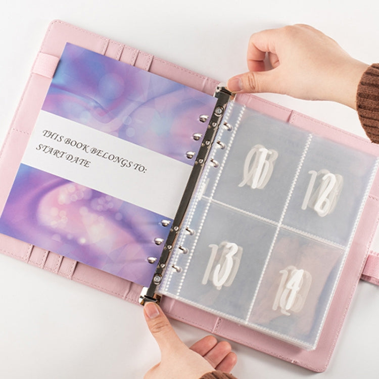 25sheets /Set A5 6 Holes Save Money Challenge Envelopes Replacement Inner Page, Spec: Set 1 - free shipping - PMc TechLife - Order now!