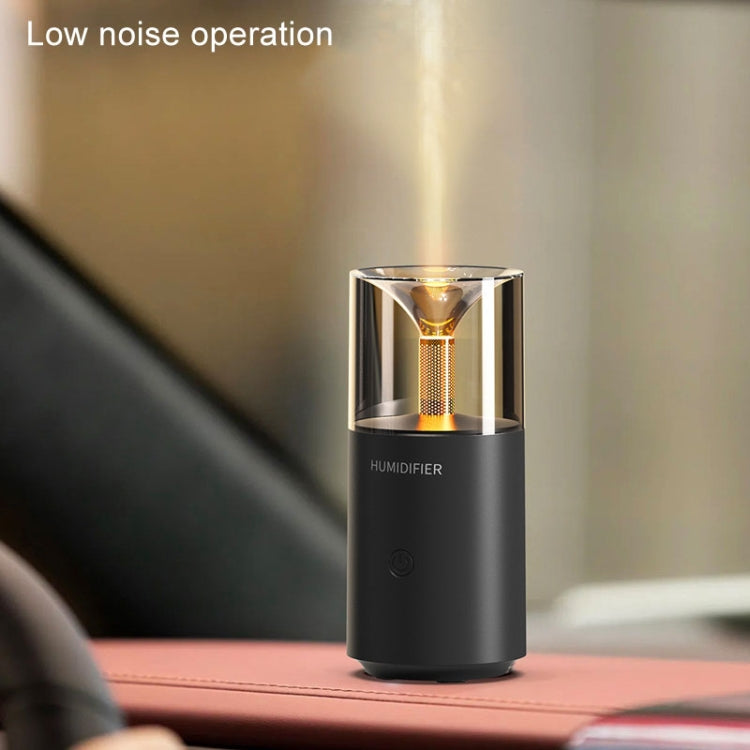 Candle Flame Aromatherapy Diffuser Automatic Scent Sprayer Mini Ambiance Candle Light Humidifier(129 White) - free shipping - PMC TechLife - Order now!