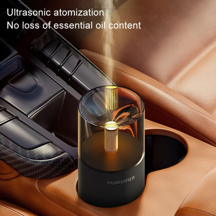 Candle Flame Aromatherapy Diffuser Automatic Scent Sprayer Mini Ambiance Candle Light Humidifier(129 Black) - free shipping - PMC TechLife - Order now!