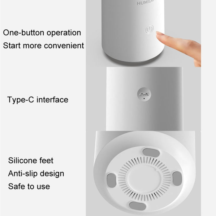 Candle Flame Aromatherapy Diffuser Automatic Scent Sprayer Mini Ambiance Candle Light Humidifier(129 White) - free shipping - PMC TechLife - Order now!