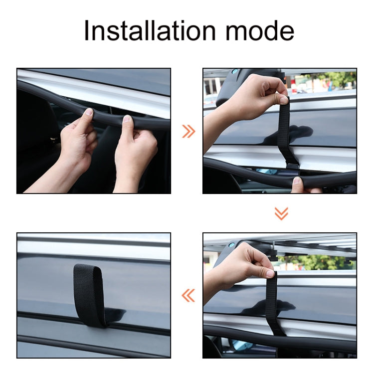 15 Cubic Feet Waterproof Car Roof Storage Luggage Bag(Black) - Roof Racks by PMC TechLife | Online Shopping South Africa | PMC TechLife | Buy Now Pay Later Mobicred
