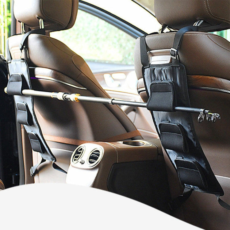 Car Back Seat Fishing Rod Strap Fixed Storage Bag(Black) - free shipping - PMC TechLife - Order now!