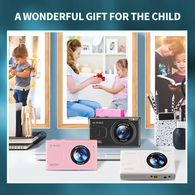 2.8-Inch Display Digital Camera 64MP 4K HD Camcorder With 18x Digital Zoom(Black) - Video Cameras by PMC TechLife | Online Shopping South Africa | PMC TechLife | Buy Now Pay Later Mobicred