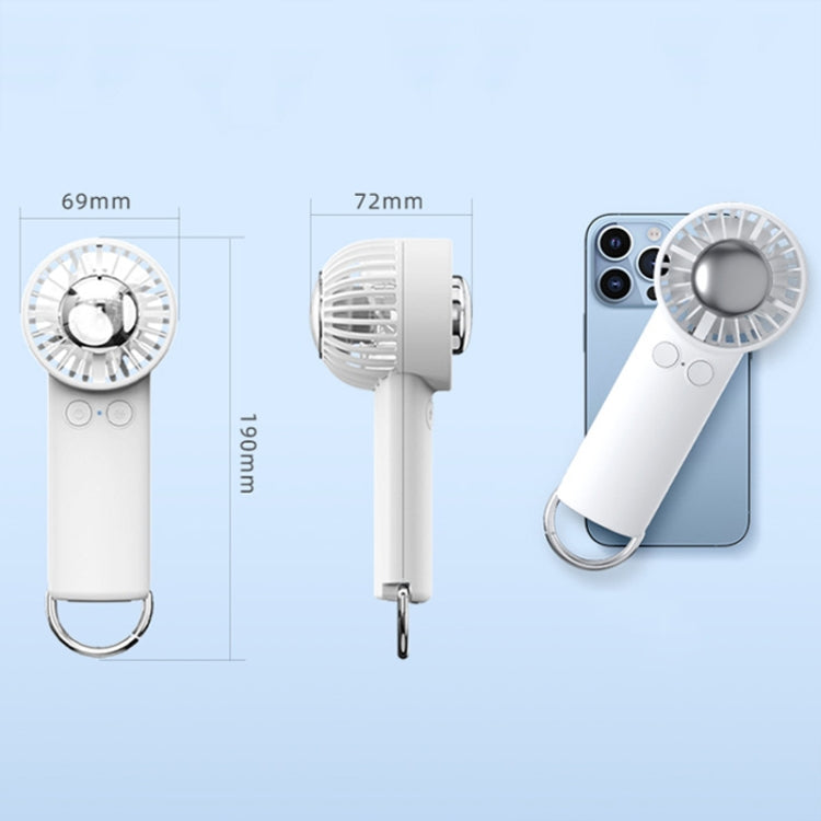 Outdoor Handheld Ice Air Conditioning Fan Astronaut Night Light Semiconductor Cooling Fan(White) - Electric Fans by PMC TechLife | Online Shopping South Africa | PMC TechLife | Buy Now Pay Later Mobicred
