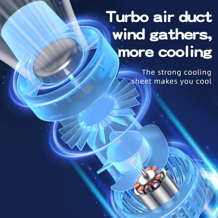 Outdoor Handheld Ice Air Conditioning Fan Astronaut Night Light Semiconductor Cooling Fan(Light Blue) - Electric Fans by PMC TechLife | Online Shopping South Africa | PMC TechLife | Buy Now Pay Later Mobicred