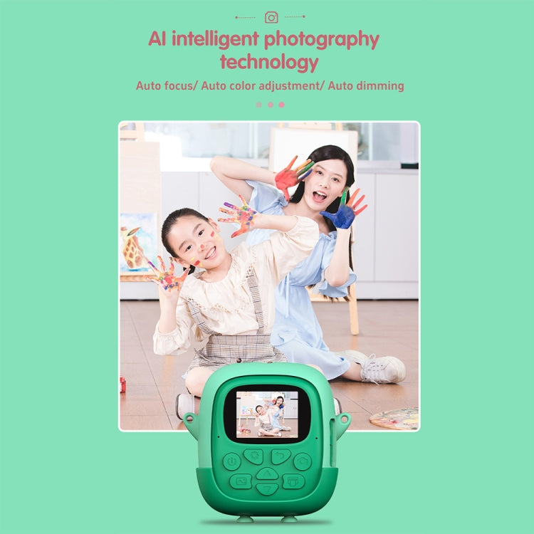 A19B 2.0-Inch 720P HD Reversible Camera Cartoon Children Mini Digital Printing Camera(Pink) - Children Cameras by PMC TechLife | Online Shopping South Africa | PMC TechLife | Buy Now Pay Later Mobicred