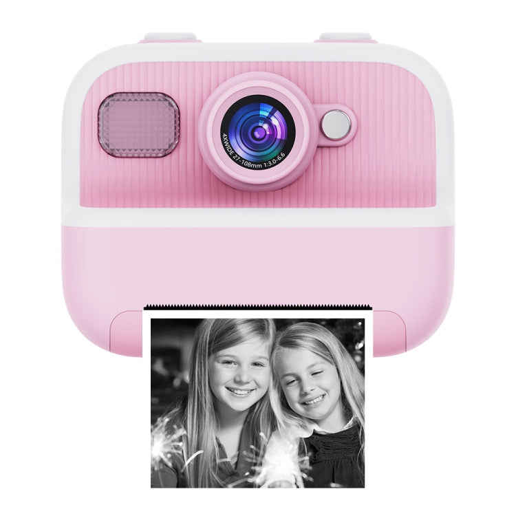 M8 2.4-Inch 1080P HD 2400W Pixel Dual-Camera Children Thermal Printing Camera, Color: Pink+32GB - Children Cameras by PMC TechLife | Online Shopping South Africa | PMC TechLife | Buy Now Pay Later Mobicred